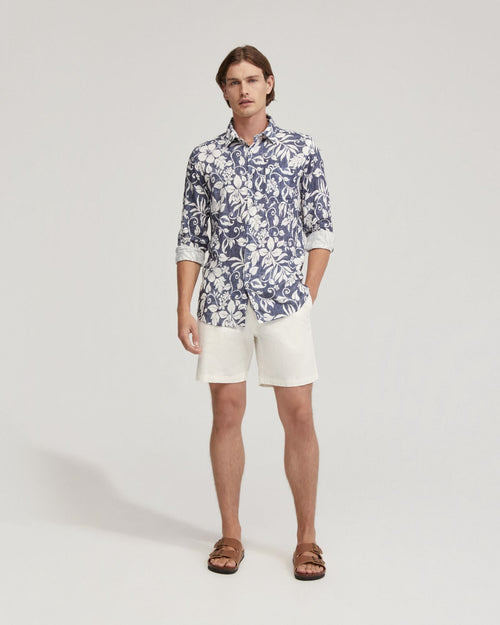 Holloway Linen Blnd Printed Shirt