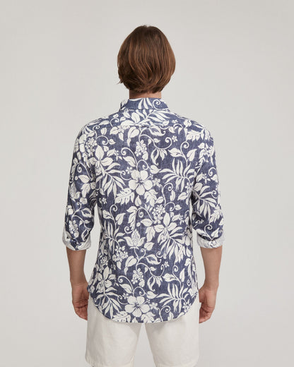Holloway Linen Blnd Printed Shirt