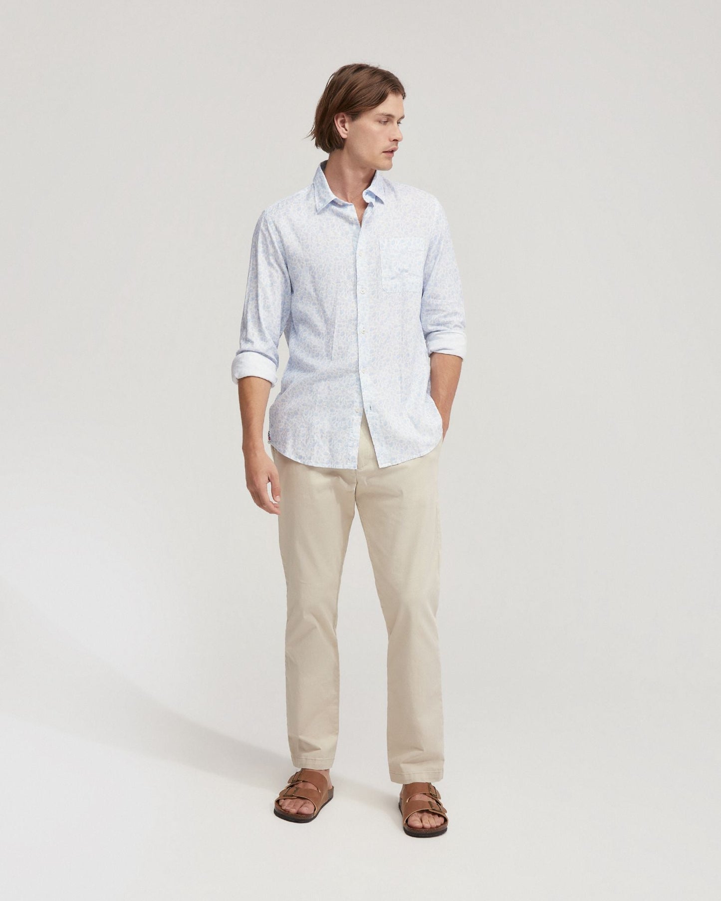Holloway Linen Blnd Printed Shirt