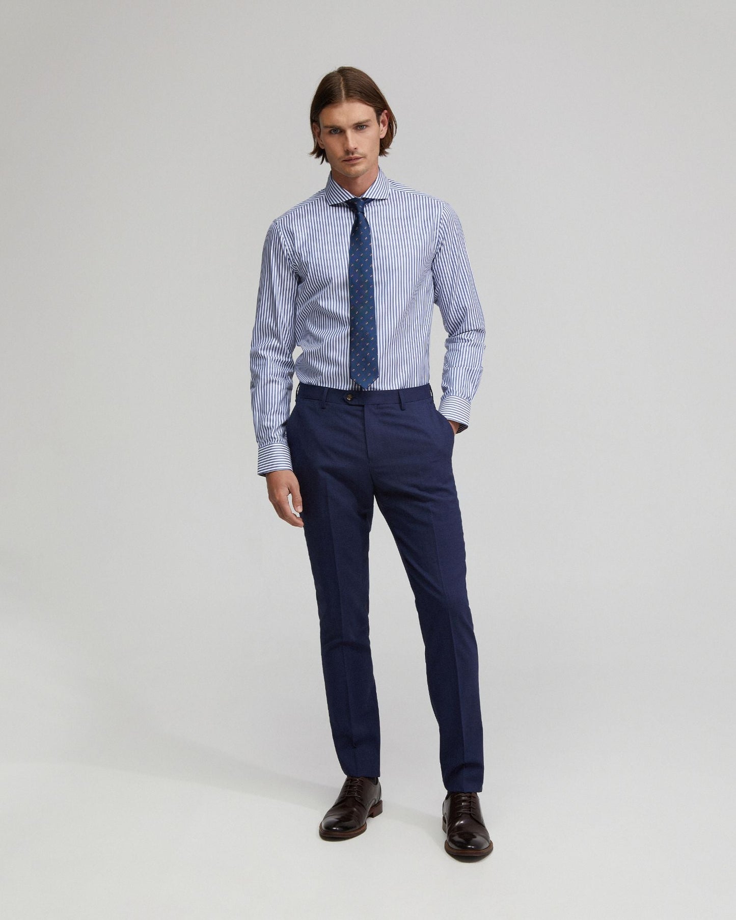 Kensington Pima Cotton Striped Shirt