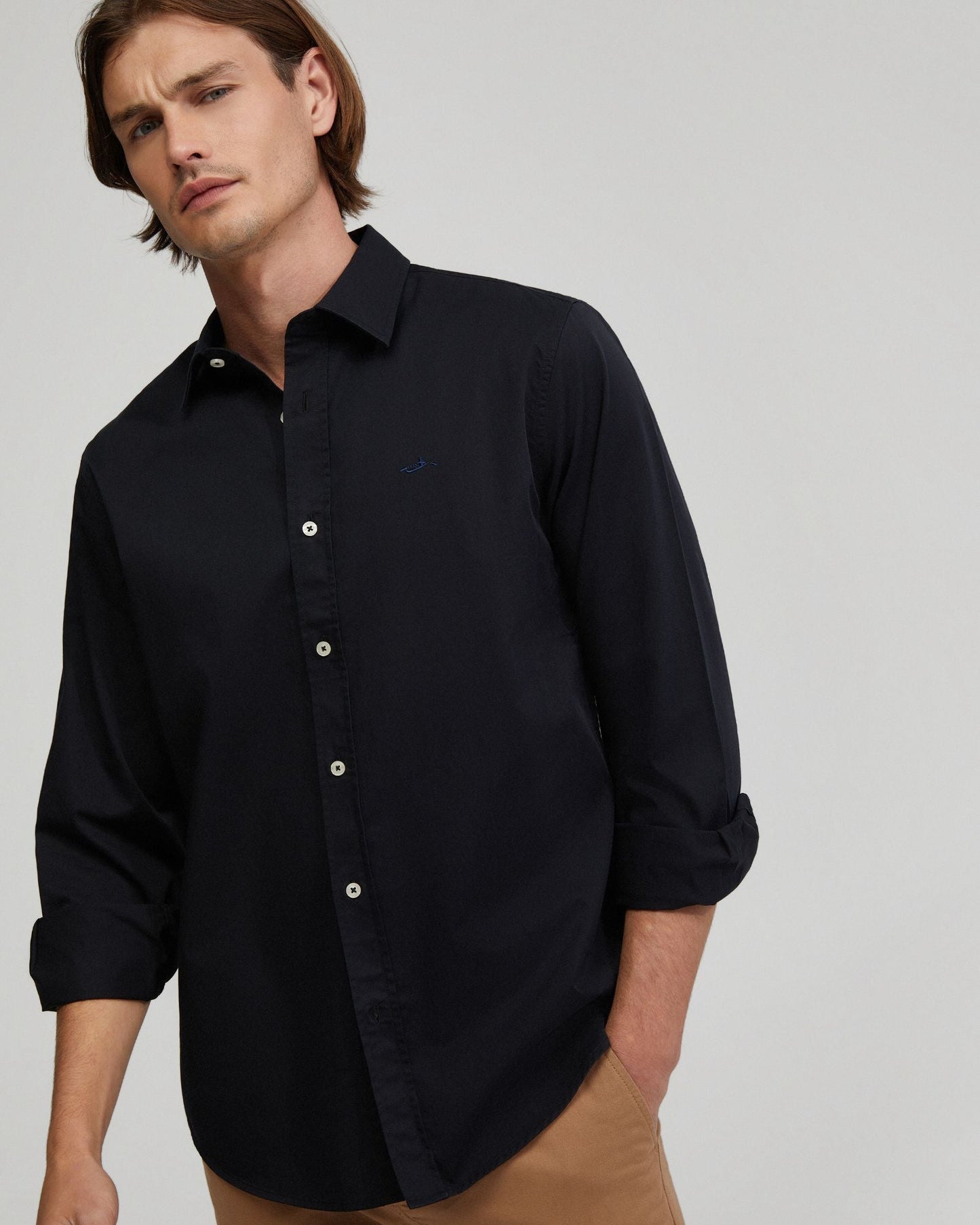Fergus Fine Twill Cotton Shirt