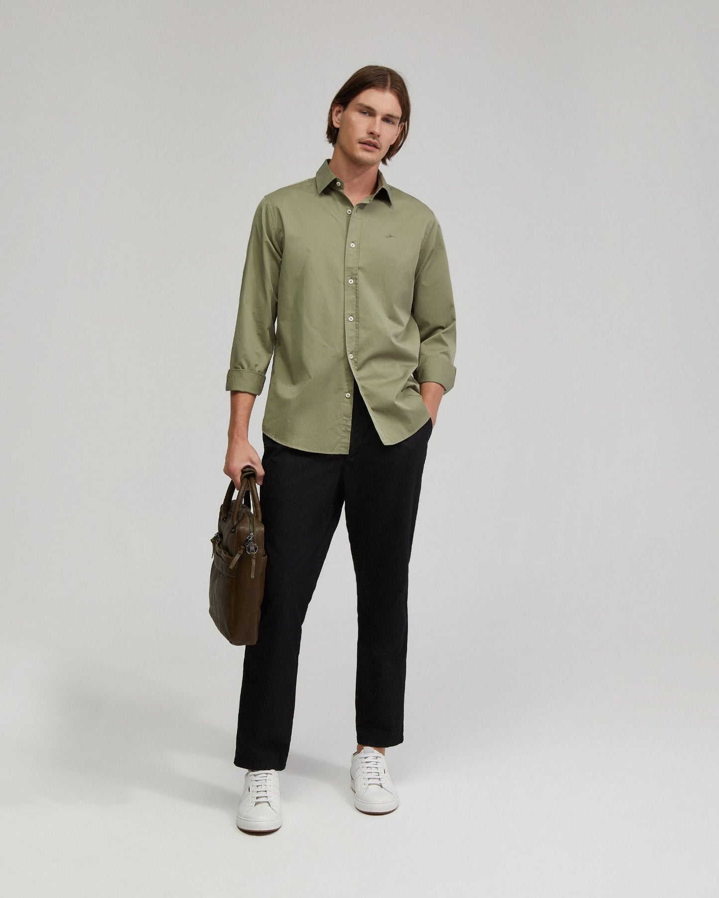 Fergus Fine Twill Cotton Shirt