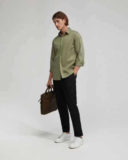 Fergus Fine Twill Cotton Shirt