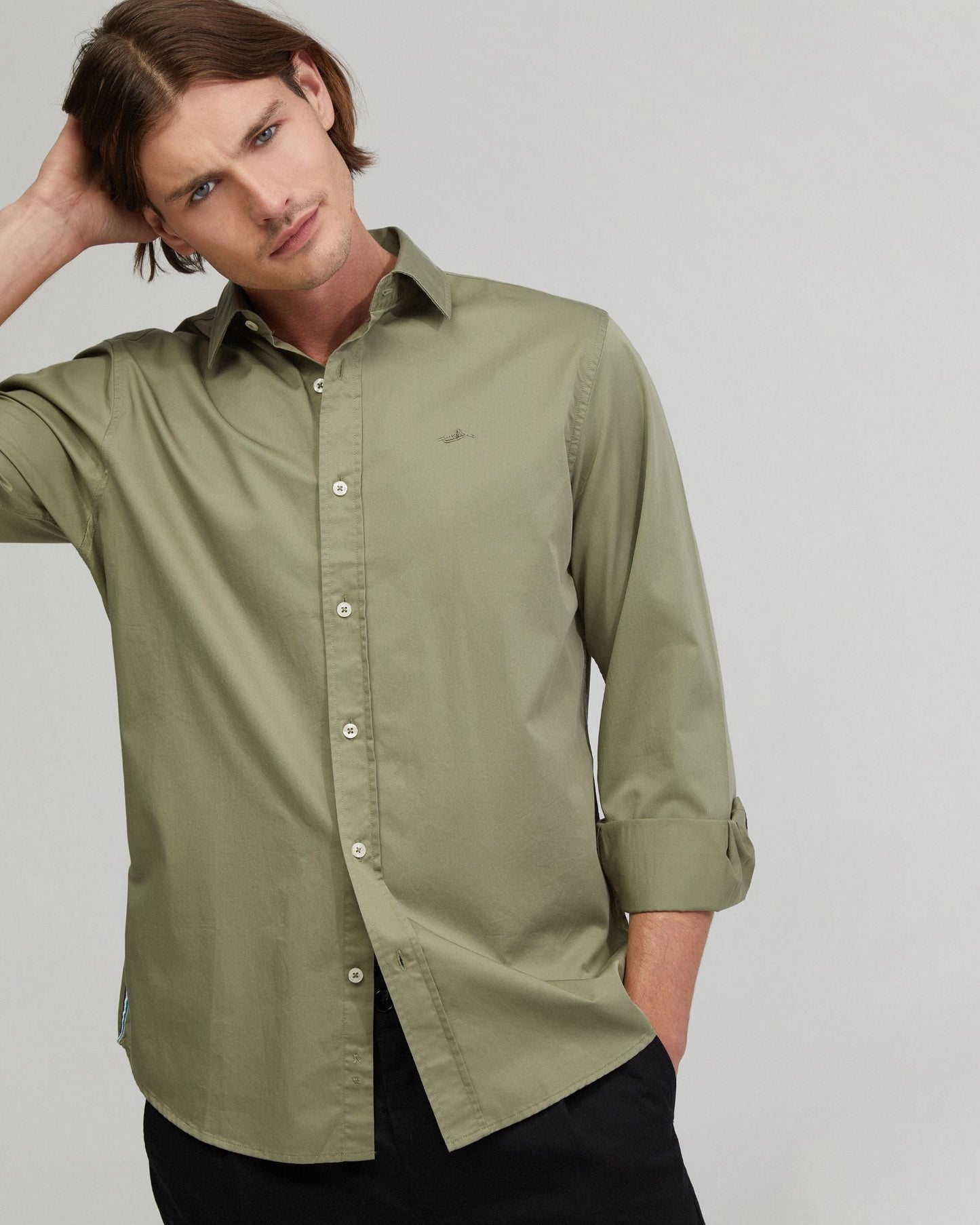 Fergus Fine Twill Cotton Shirt