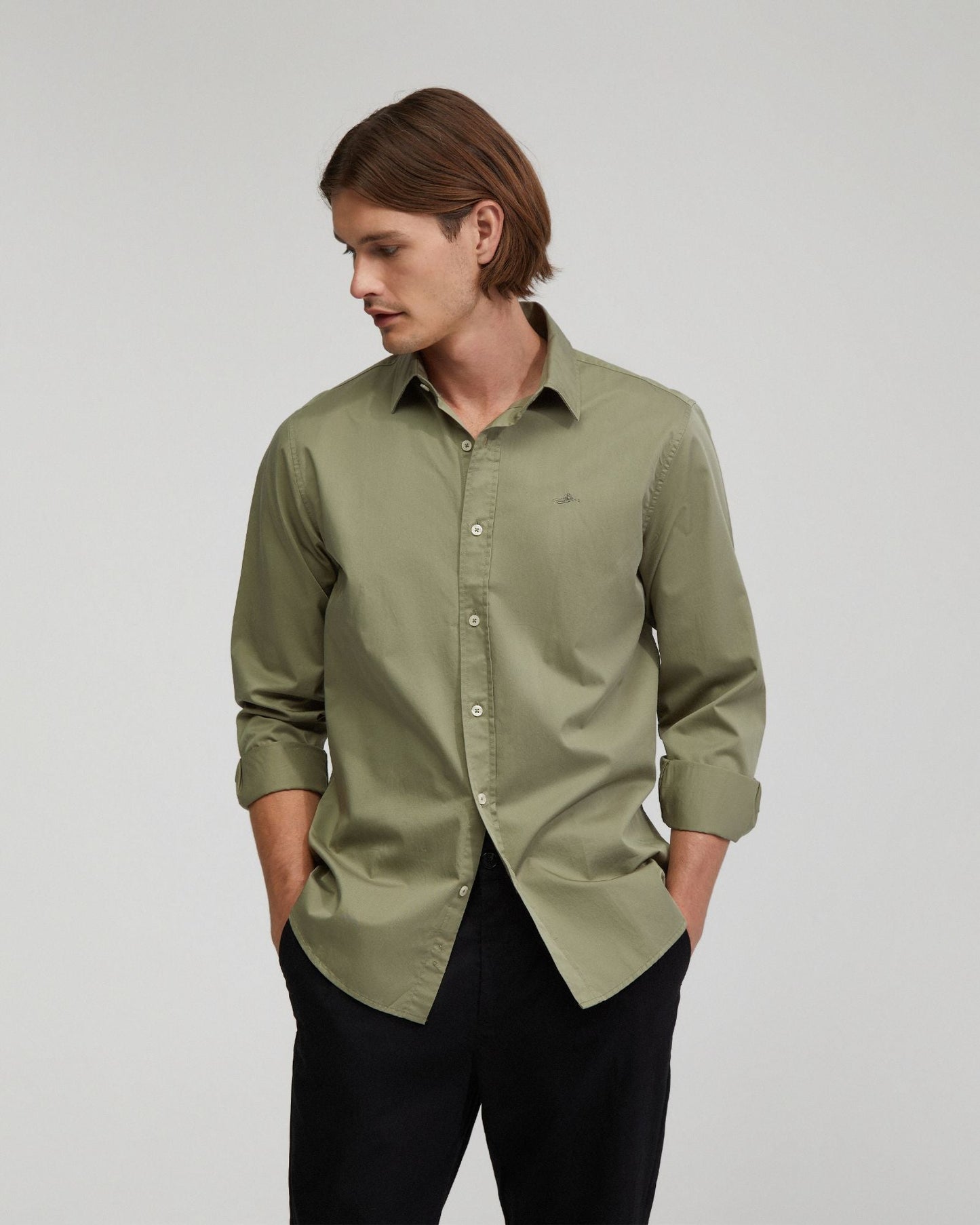 Fergus Fine Twill Cotton Shirt