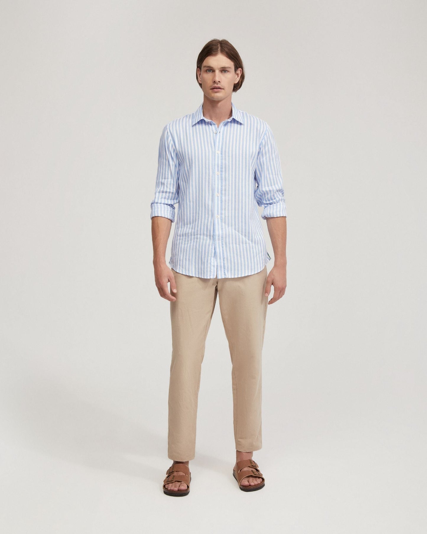 Fergus Linen Striped Shirt