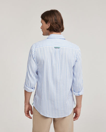 Fergus Linen Striped Shirt