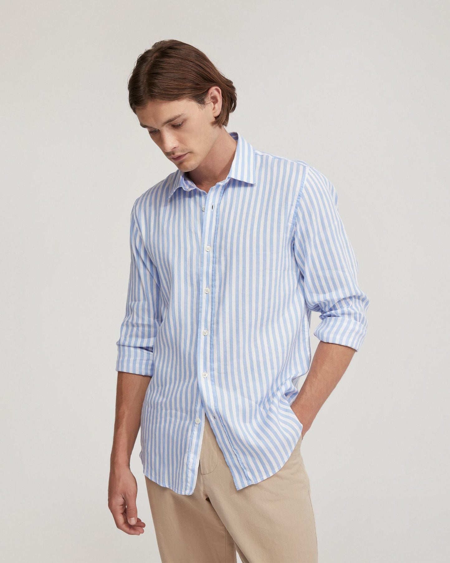 Fergus Linen Striped Shirt