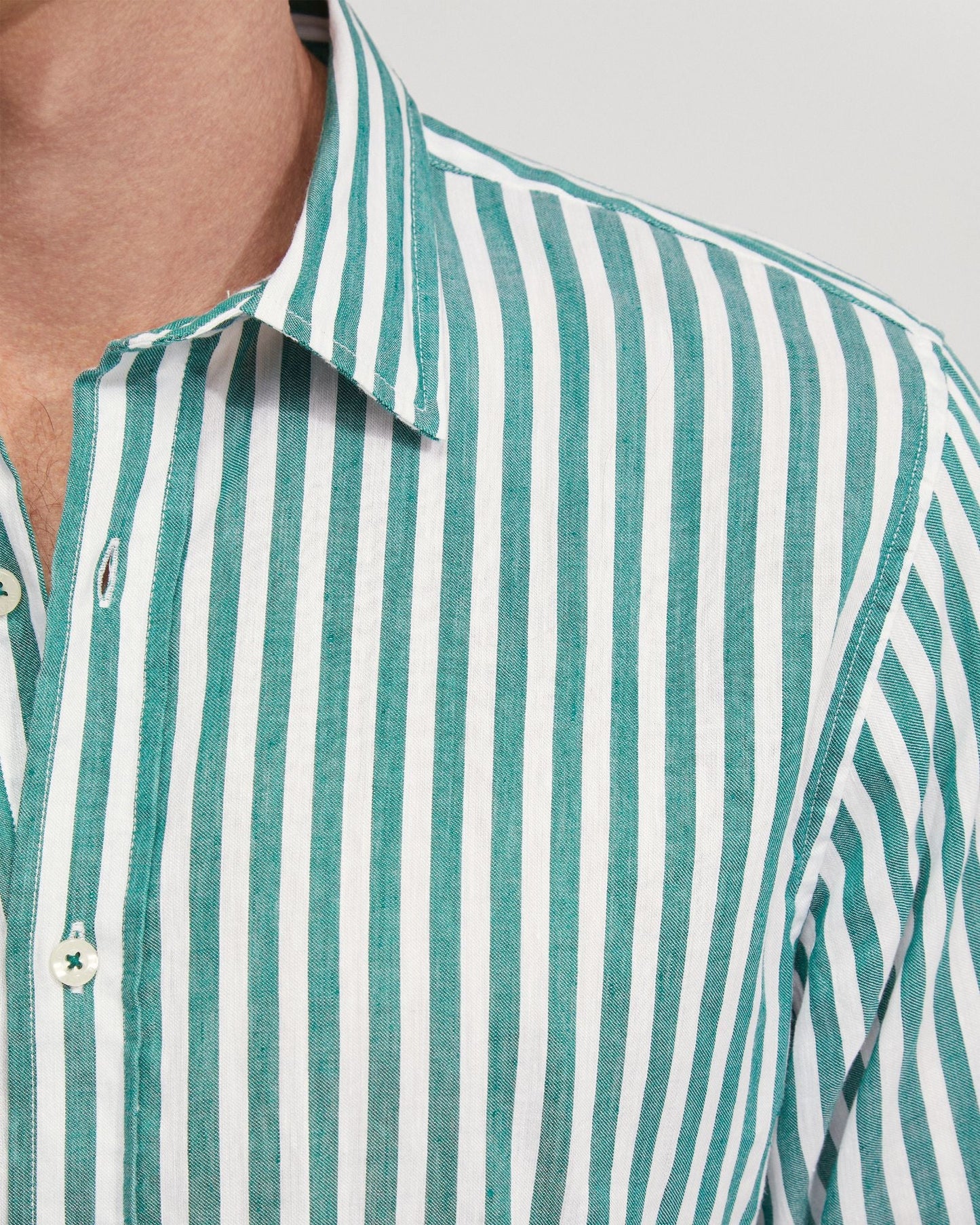 Fergus Linen Striped Shirt