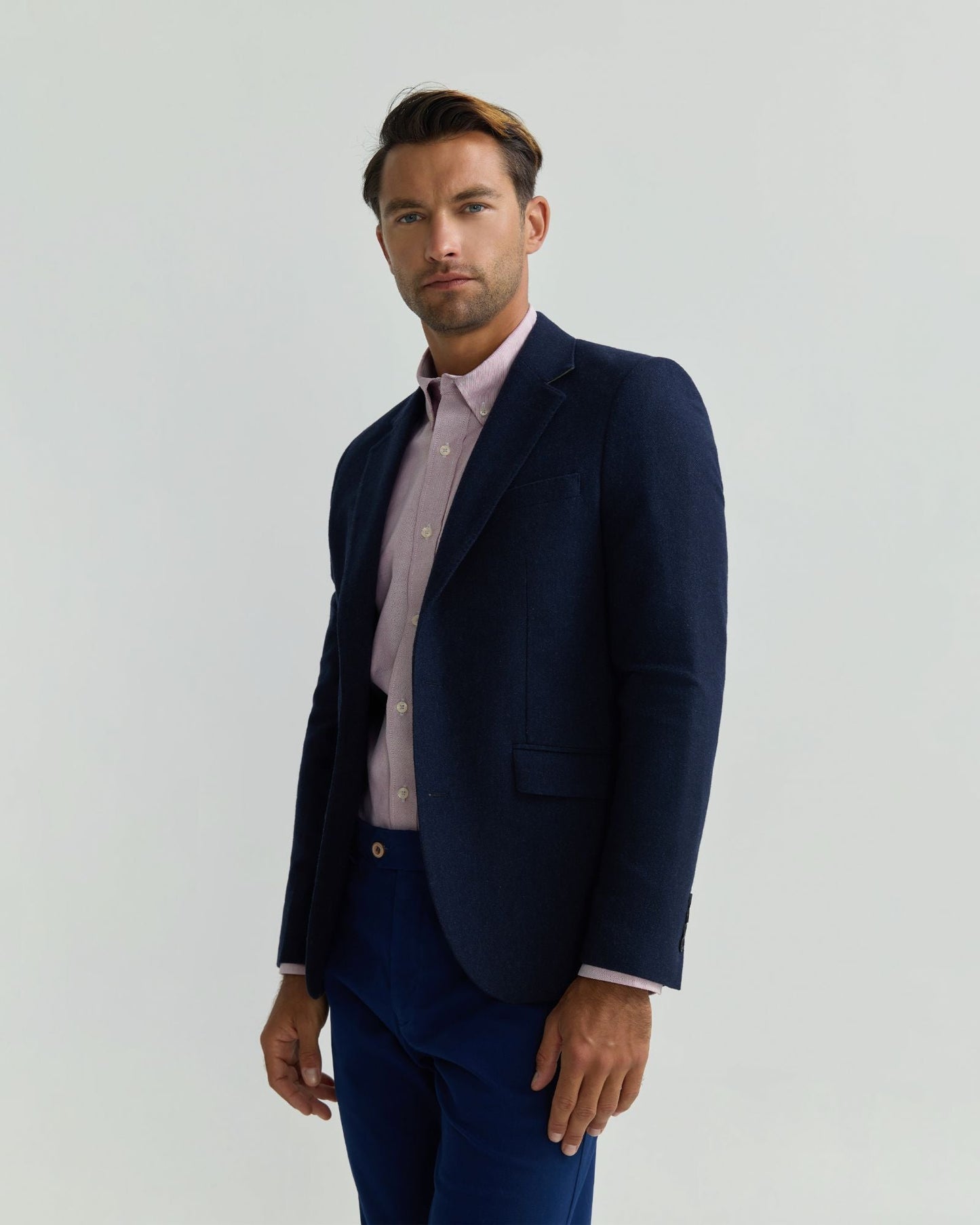 Blake Herringbone Wool Blazer