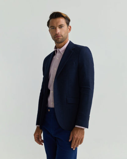 Blake Herringbone Wool Blazer