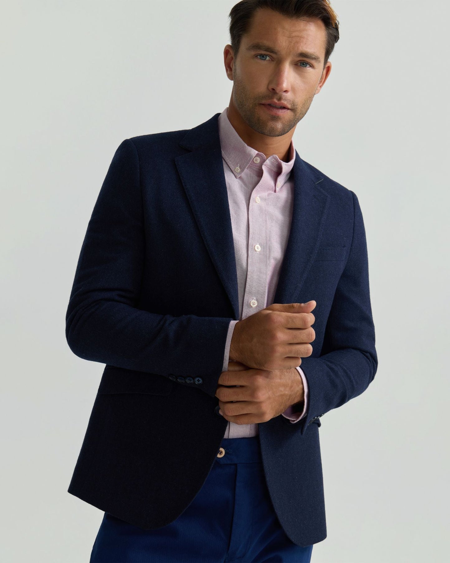 Blake Herringbone Wool Blazer
