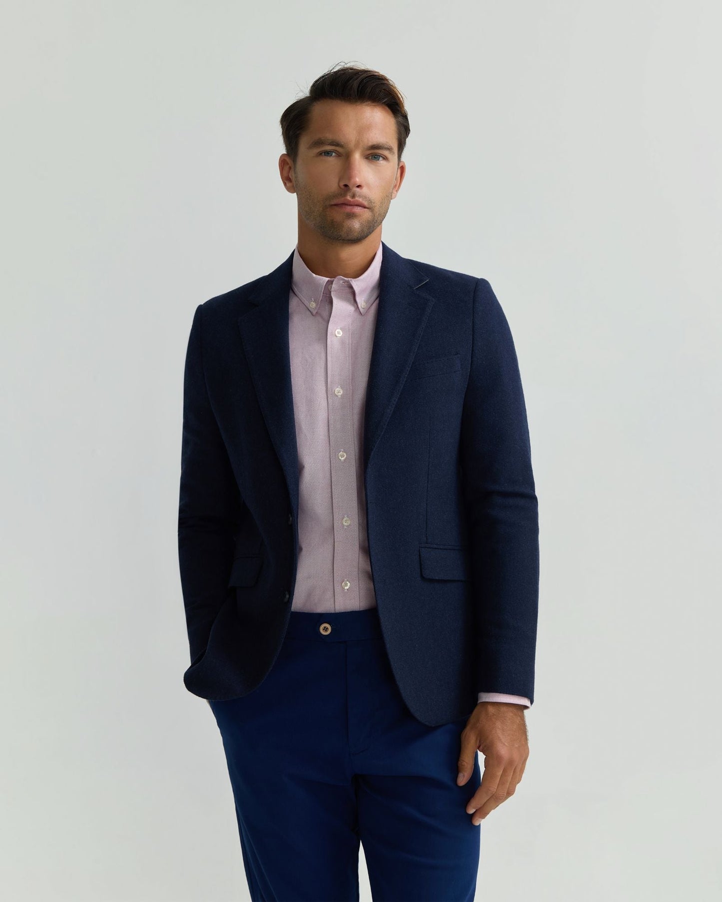 Blake Herringbone Wool Blazer