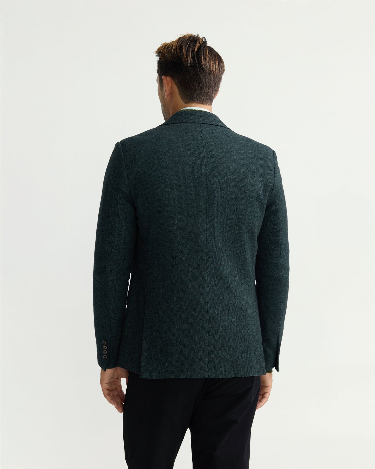 Blake Herringbone Wool Blazer