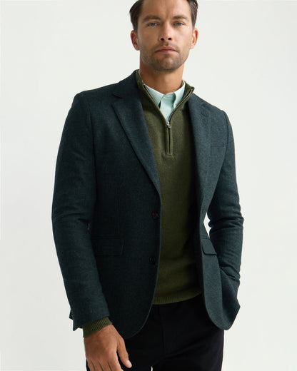Blake Herringbone Wool Blazer