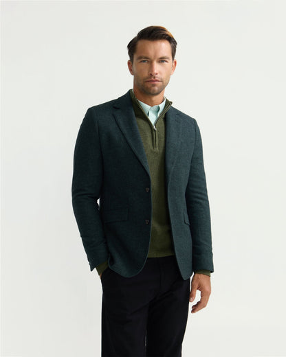 Blake Herringbone Wool Blazer