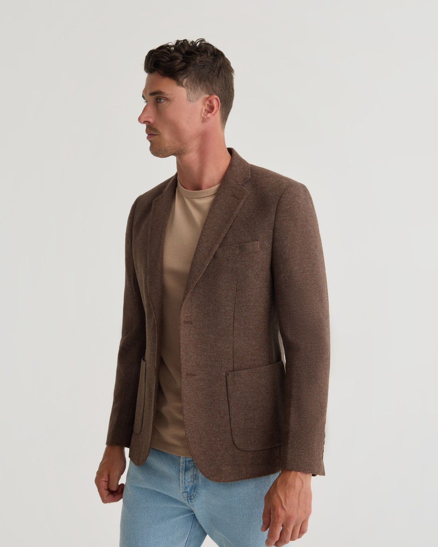 Milton Twill Wool Blazer