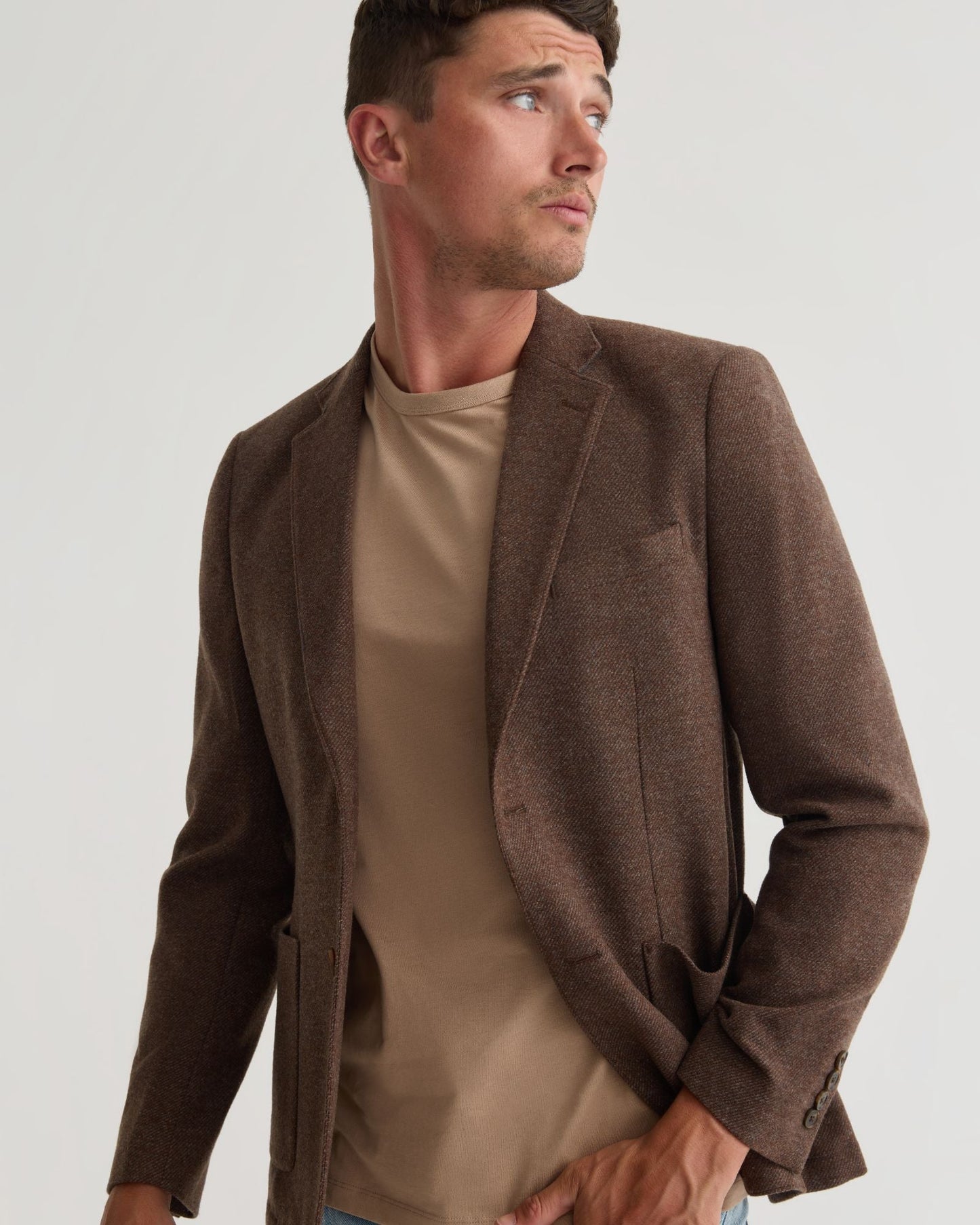 Milton Twill Wool Blazer