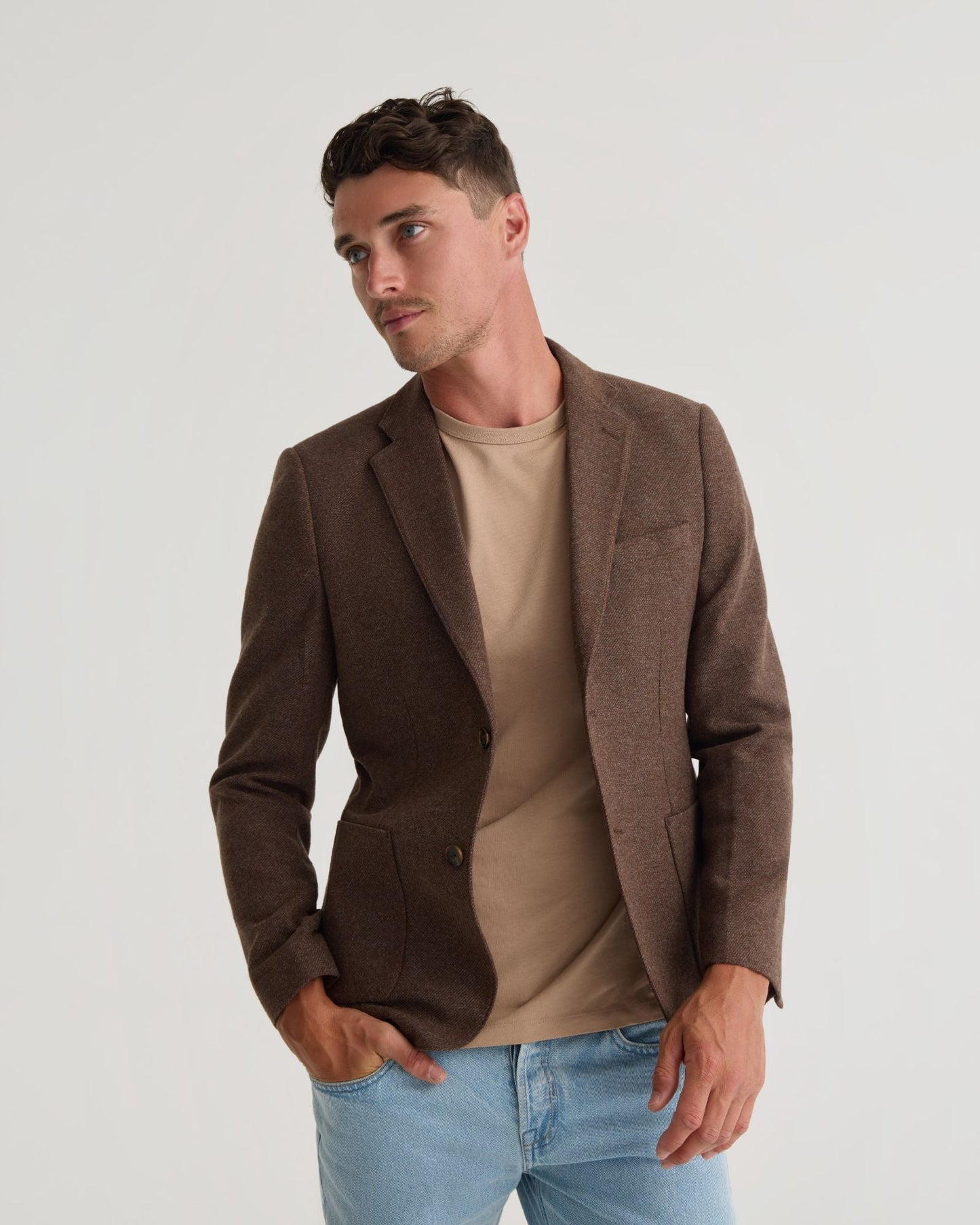 Milton Twill Wool Blazer