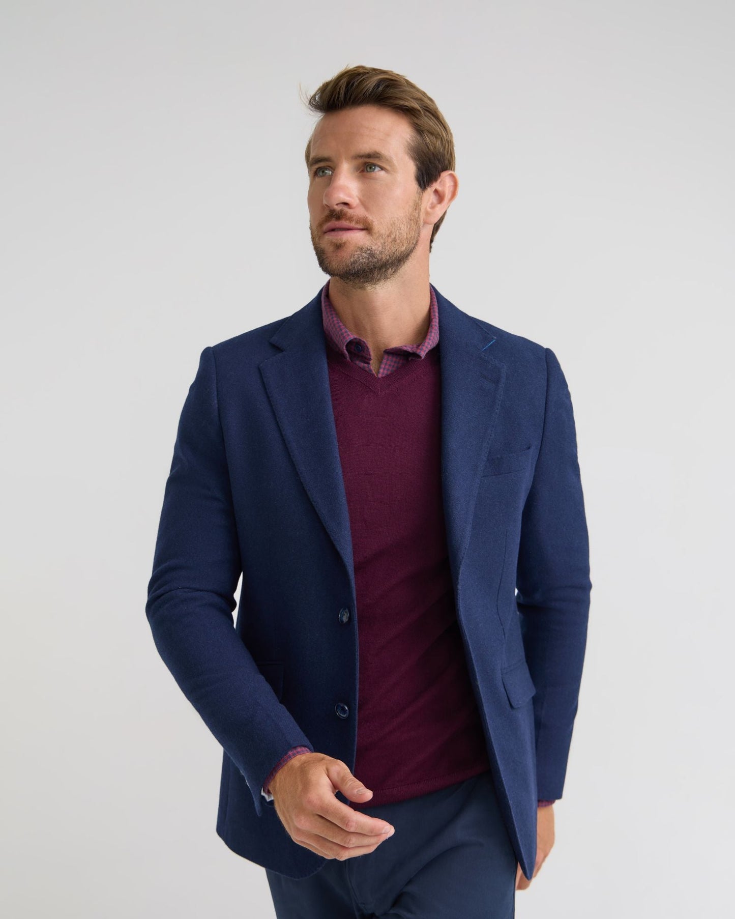 Blake Twill Wool Blazer