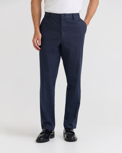 Marlo Herringbone Cotton Trousers