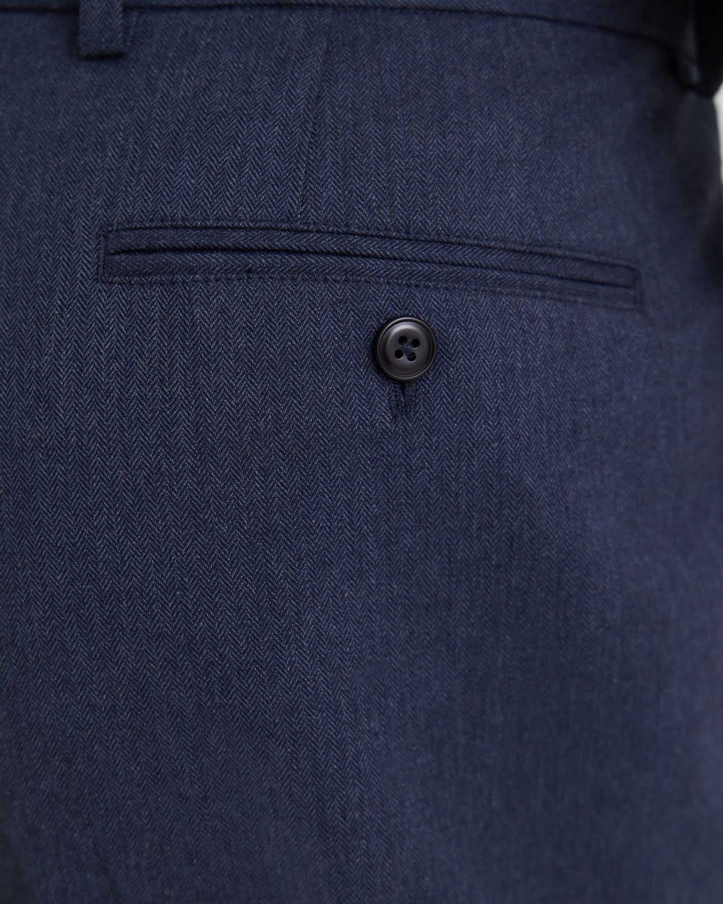 Marlo Herringbone Cotton Trousers