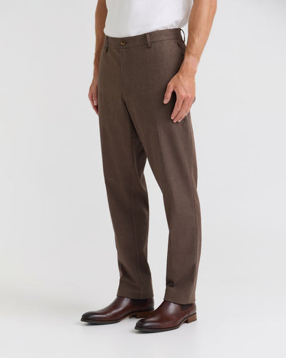 Marlo Herringbone Cotton Trousers