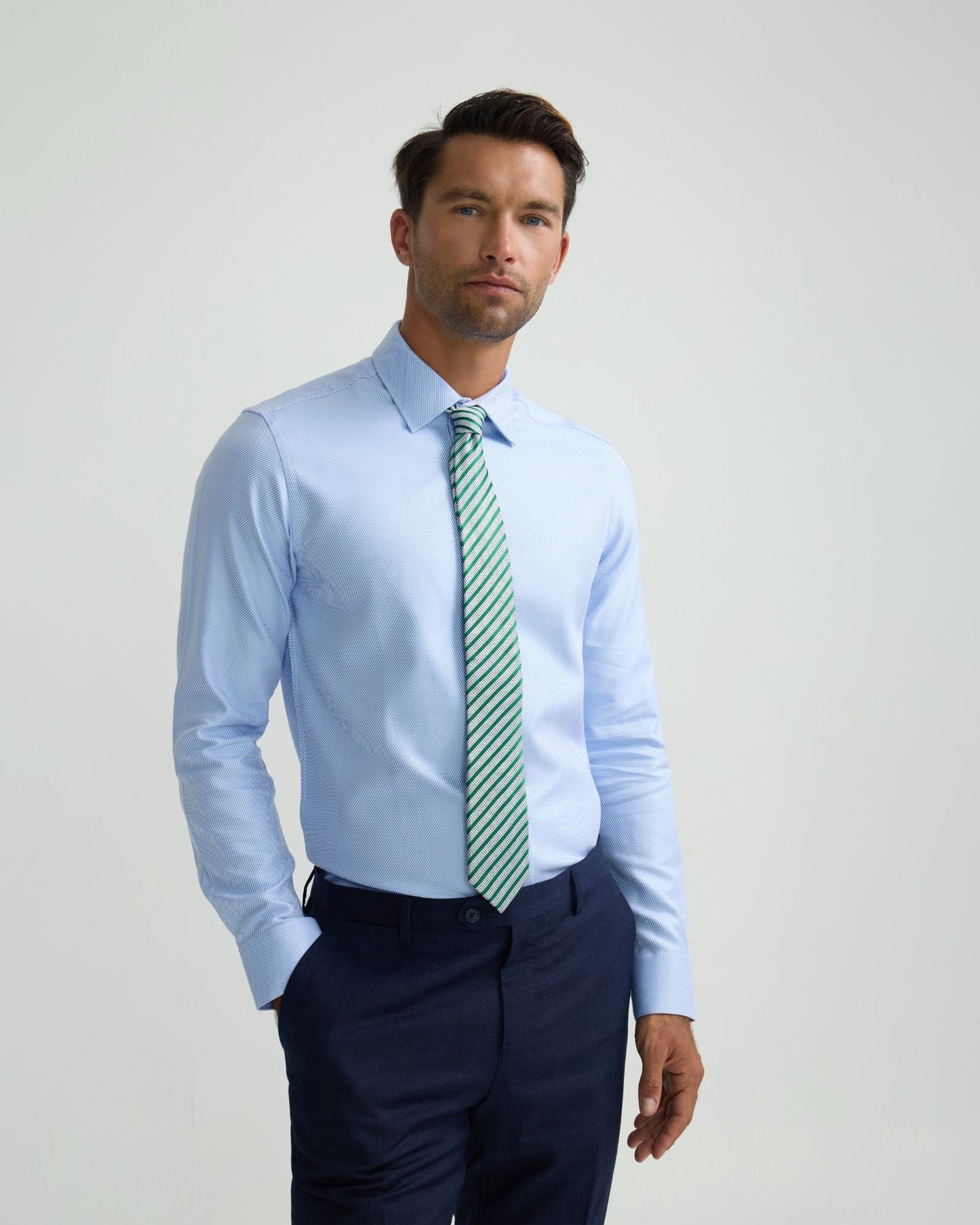 Beckton Slim Twill Cotton Shirt