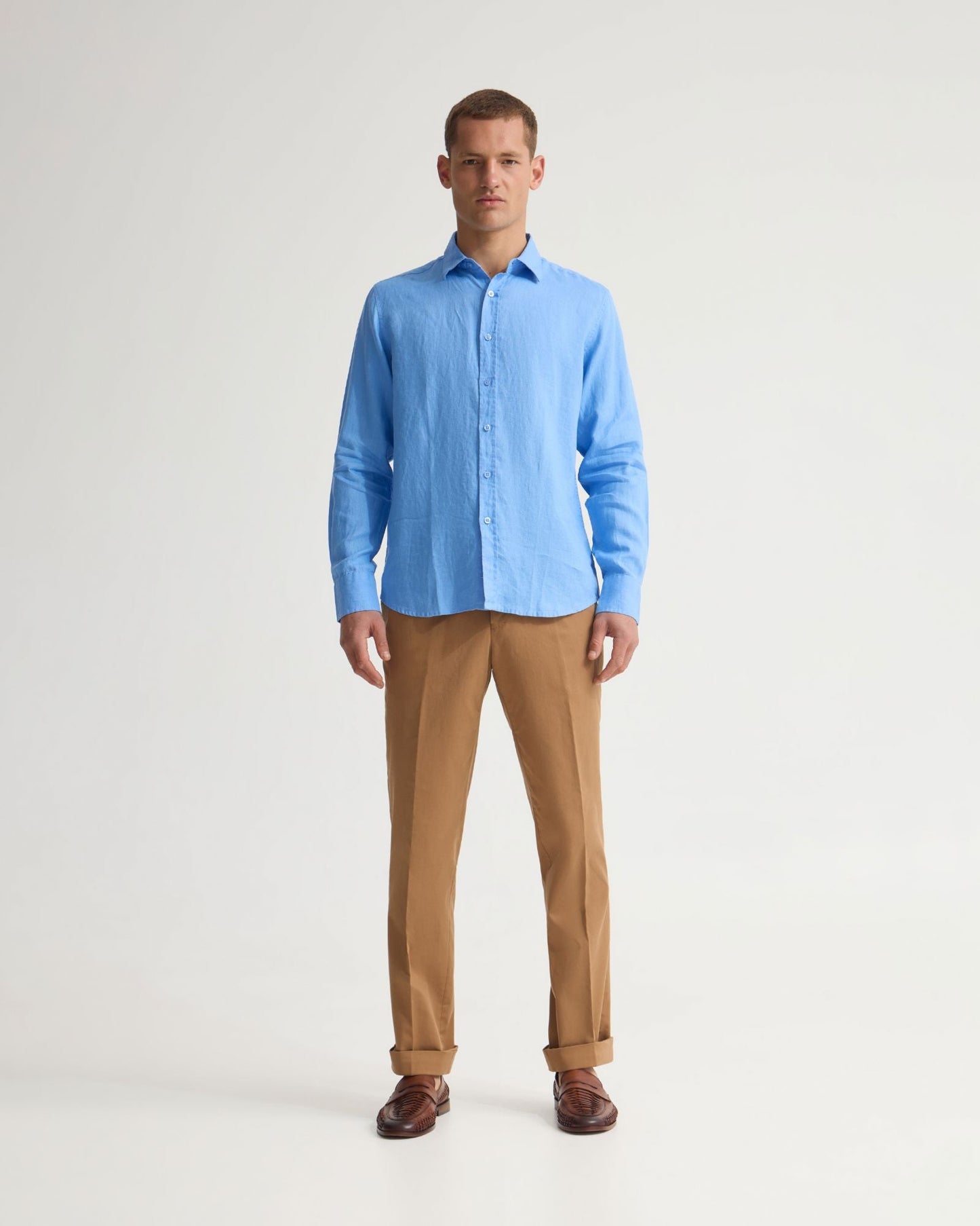 Cooper French Linen Long Sleeve Shirt