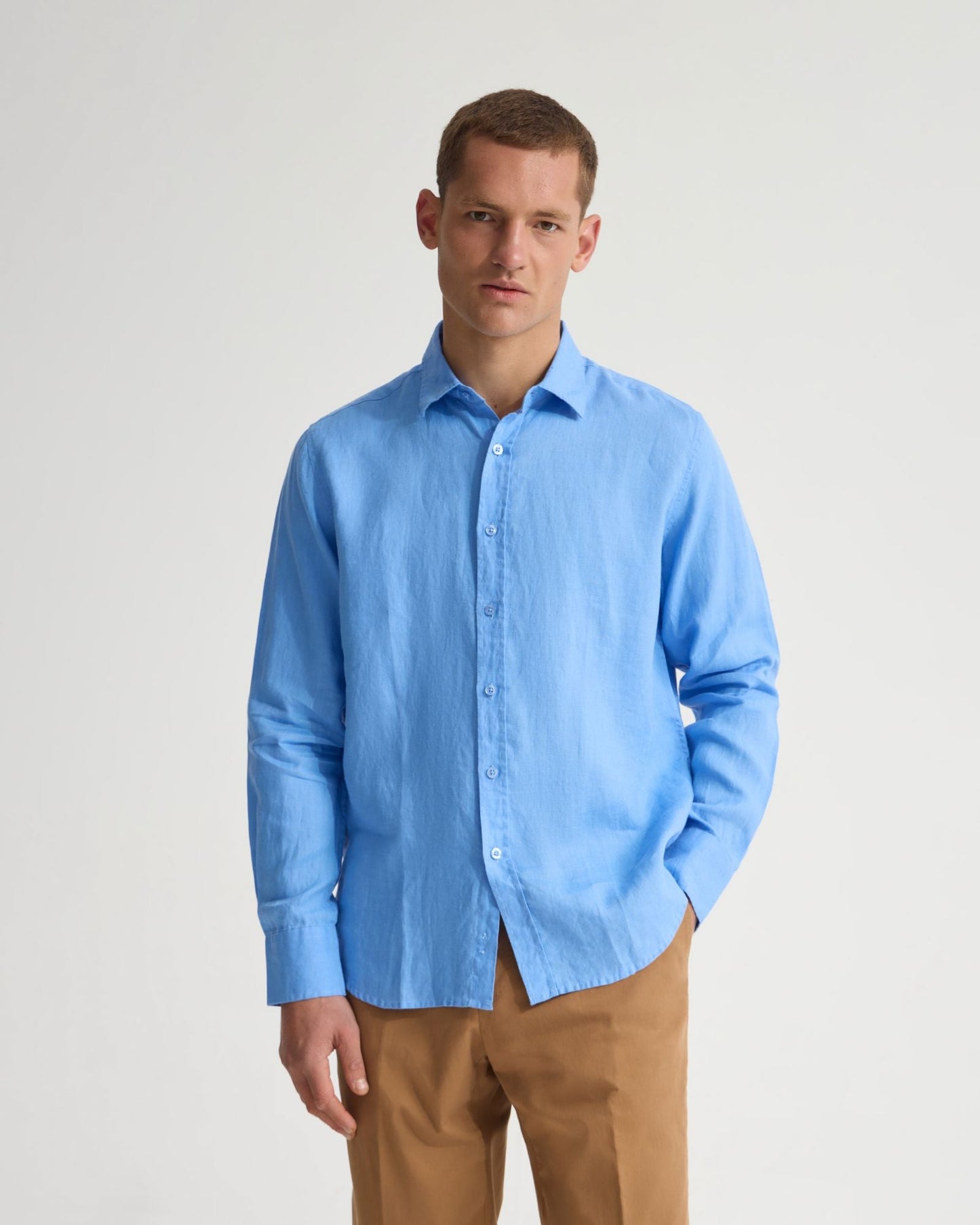 Cooper French Linen Long Sleeve Shirt