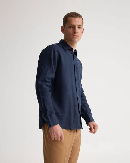 Cooper French Linen Long Sleeve Shirt