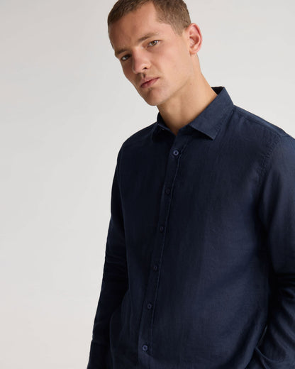 Cooper French Linen Long Sleeve Shirt
