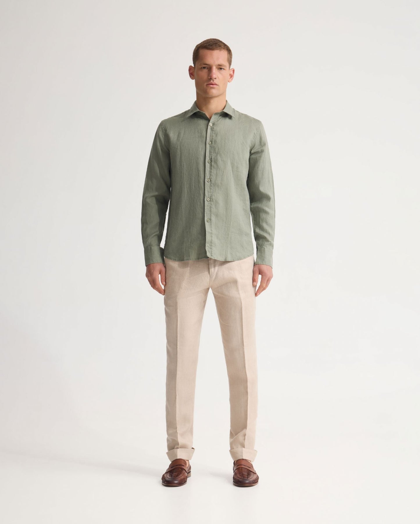 Cooper French Linen Long Sleeve Shirt