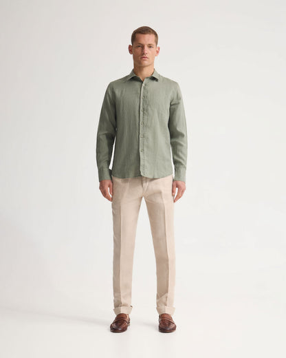 Cooper French Linen Long Sleeve Shirt