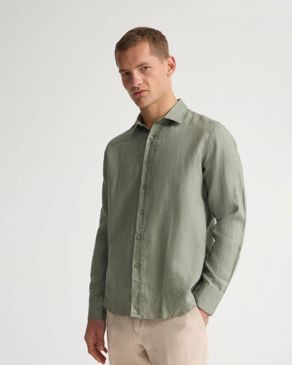 Cooper French Linen Long Sleeve Shirt