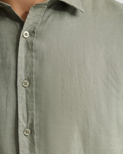 Cooper French Linen Long Sleeve Shirt