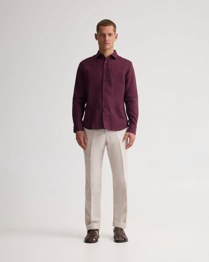 Cooper French Linen Long Sleeve Shirt