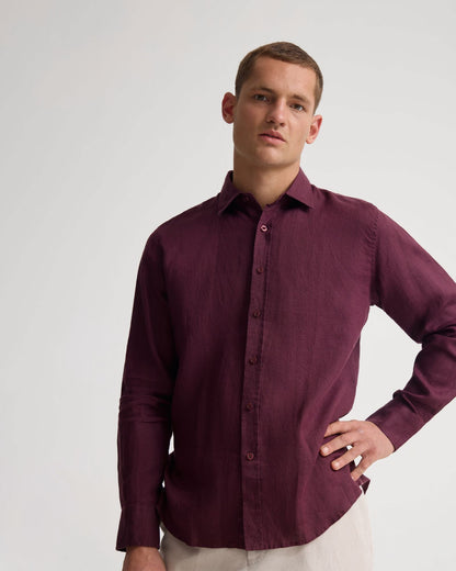 Cooper French Linen Long Sleeve Shirt