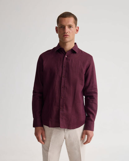 Cooper French Linen Long Sleeve Shirt