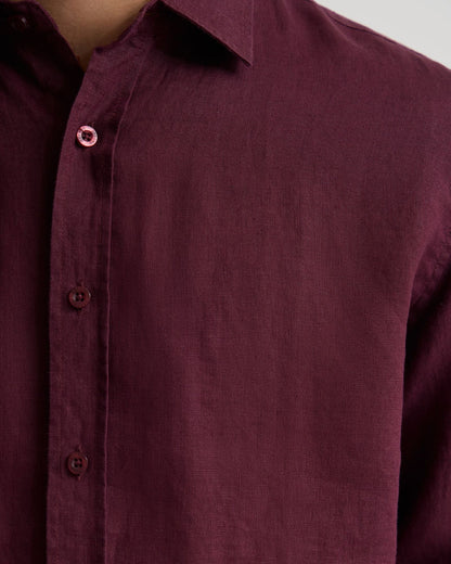 Cooper French Linen Long Sleeve Shirt