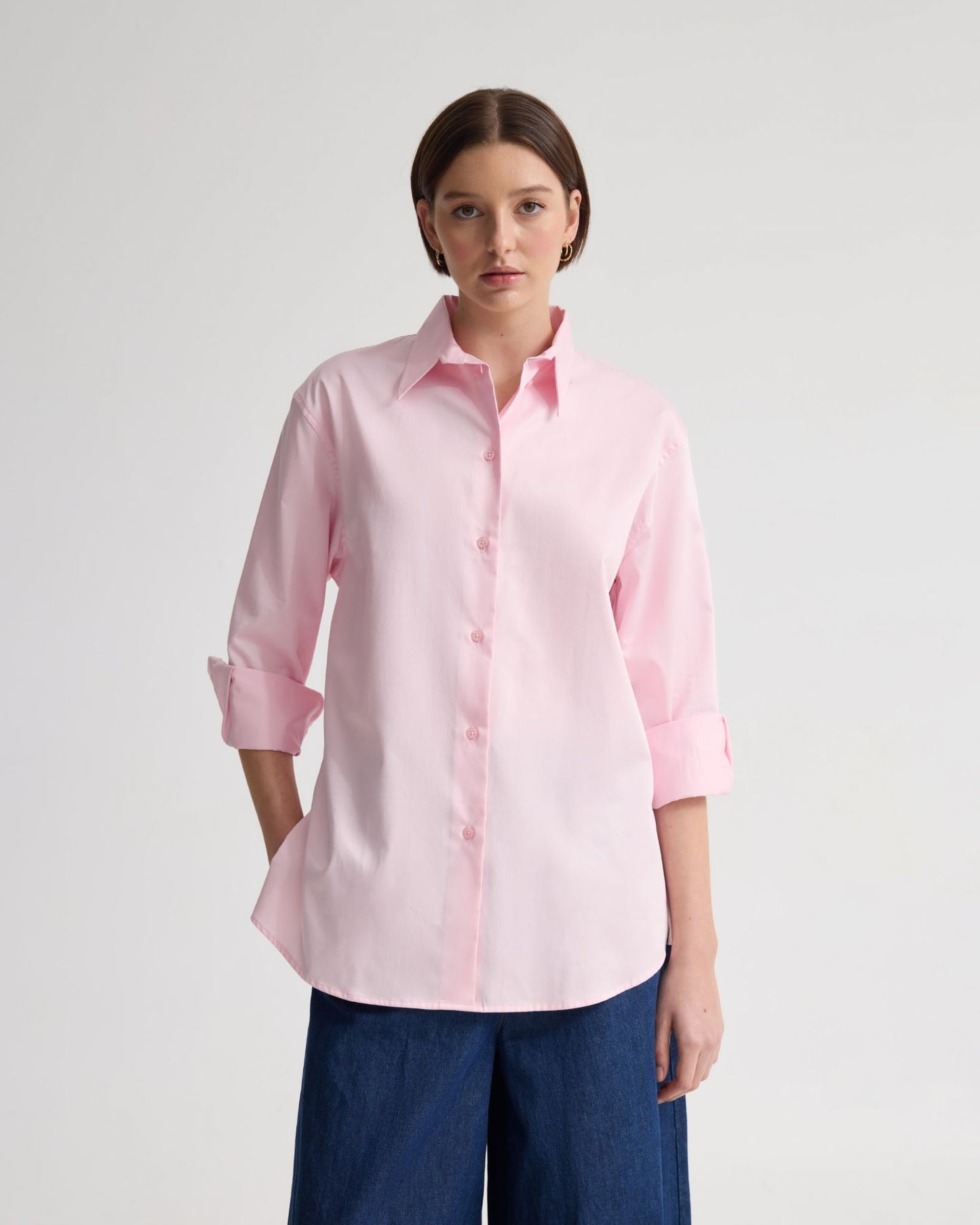 Hailey Oversize Cotton Shirt