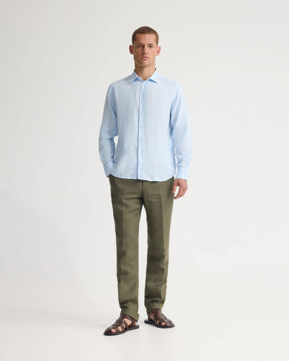 Cooper French Linen Long Sleeve Shirt