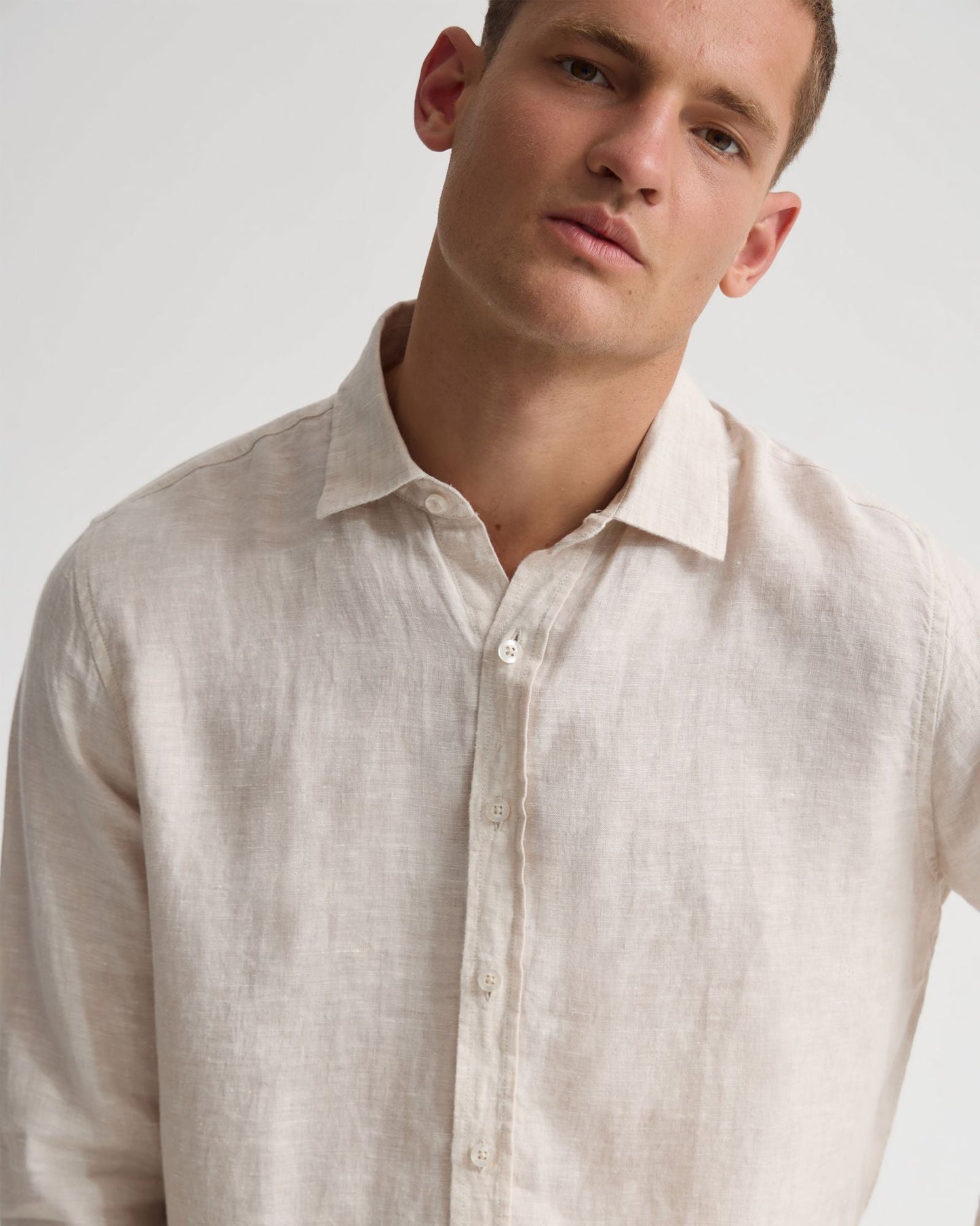 Cooper French Linen Long Sleeve Shirt