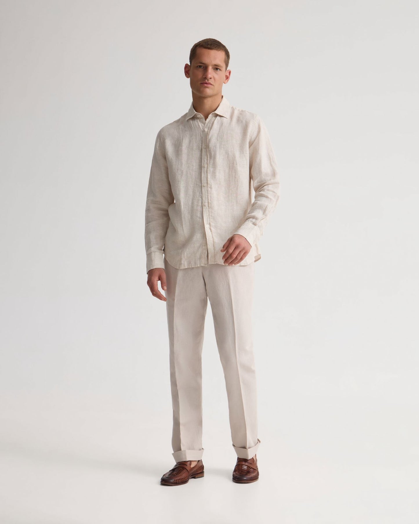 Cooper French Linen Long Sleeve Shirt