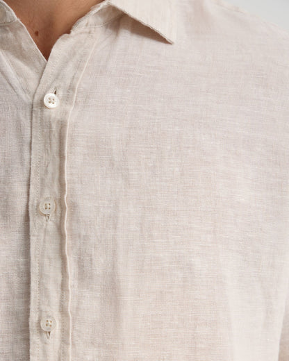 Cooper French Linen Long Sleeve Shirt