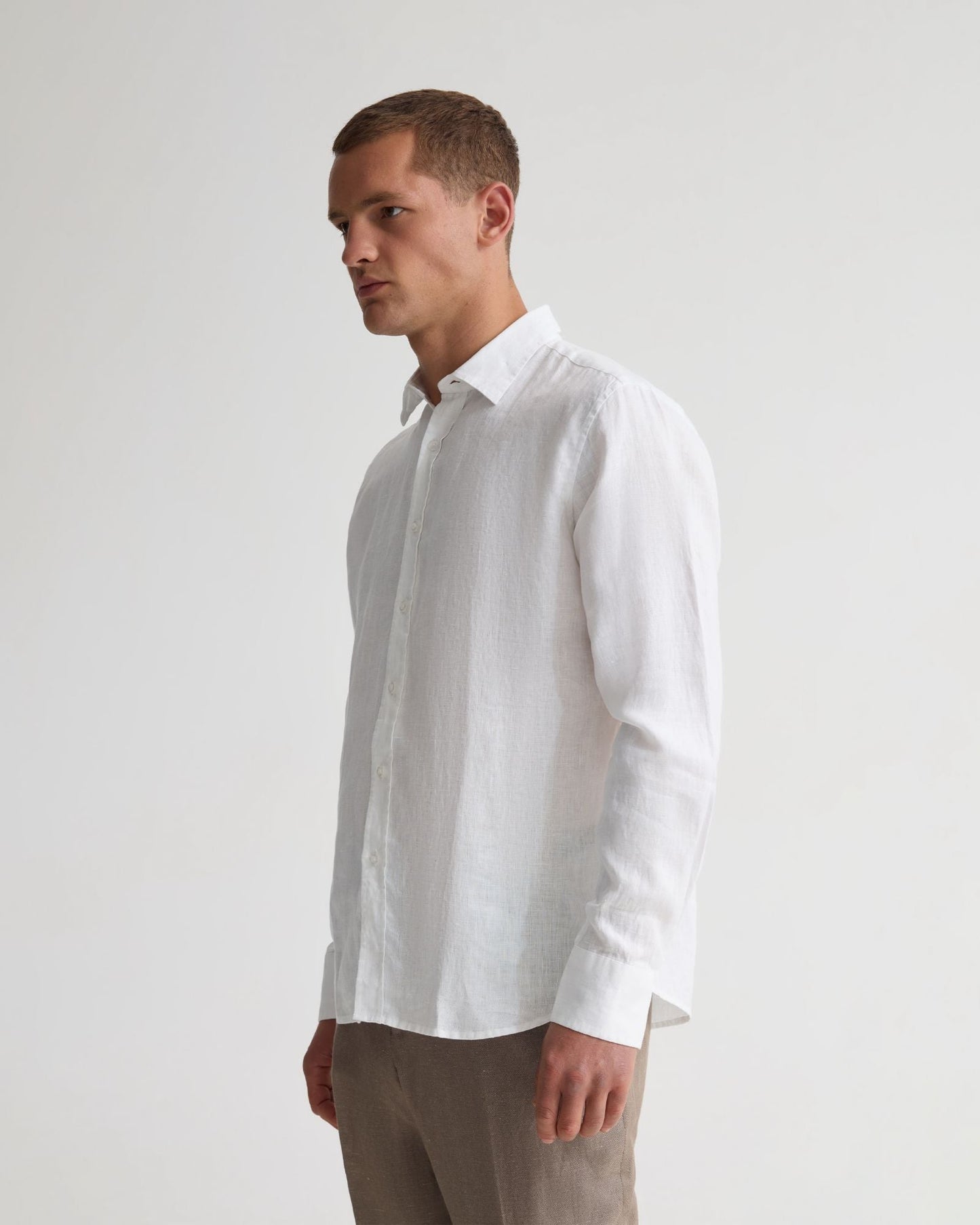 Cooper French Linen Long Sleeve Shirt