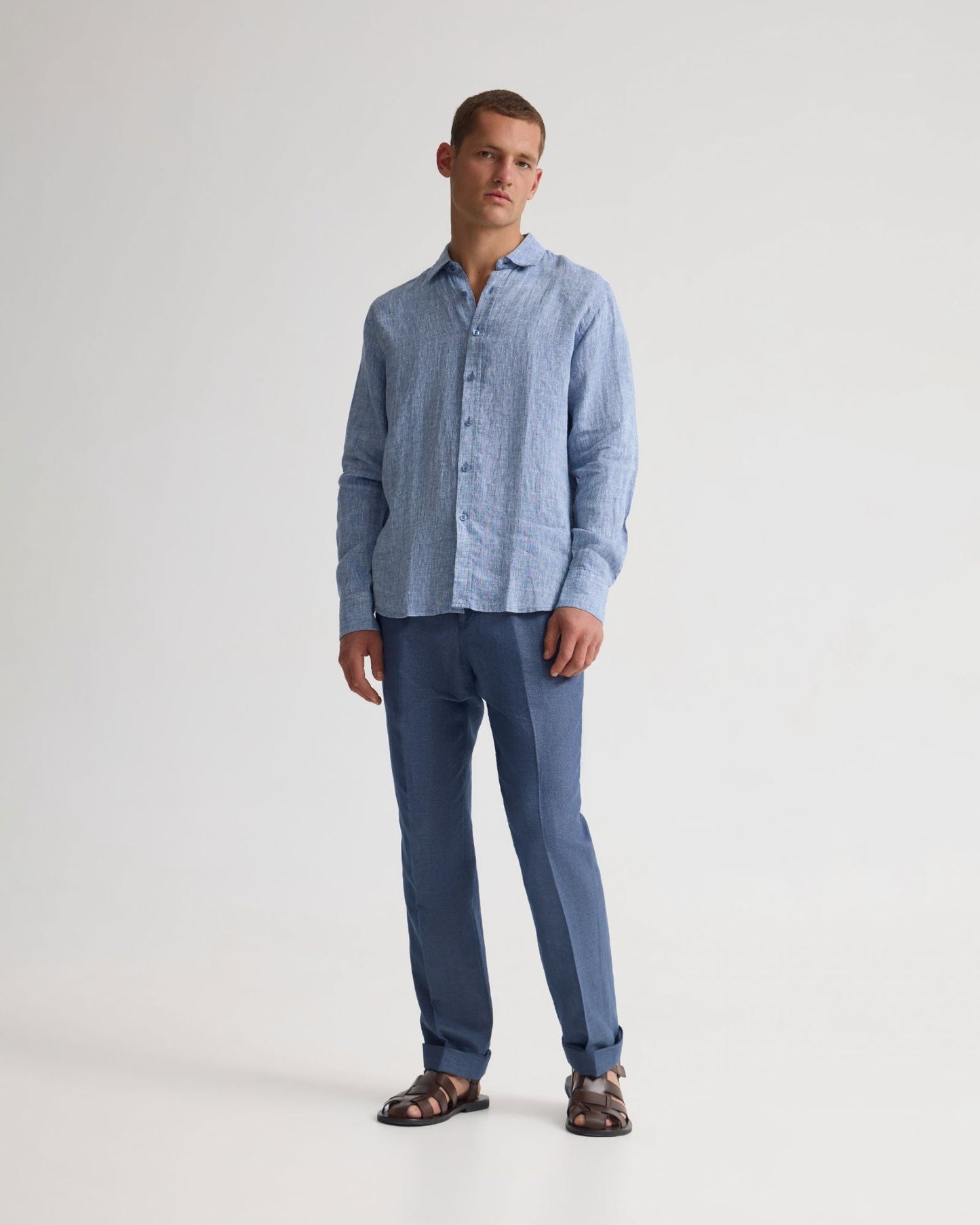 Cooper French Linen Long Sleeve Shirt