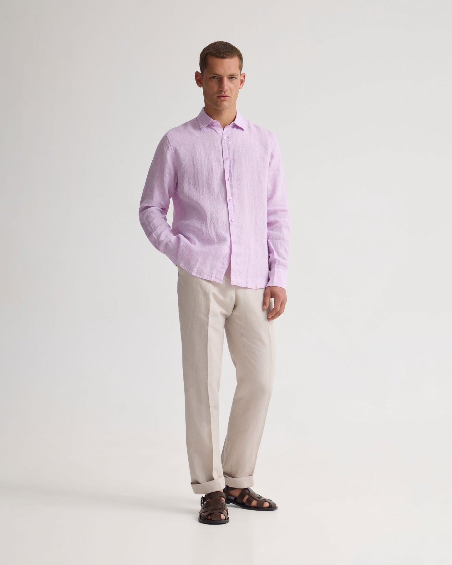 Cooper French Linen Long Sleeve Shirt