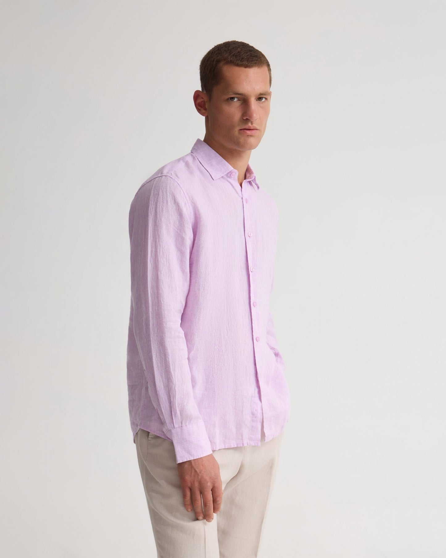 Cooper French Linen Long Sleeve Shirt