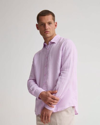 Cooper French Linen Long Sleeve Shirt